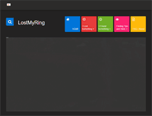 Tablet Screenshot of lostmyring.com
